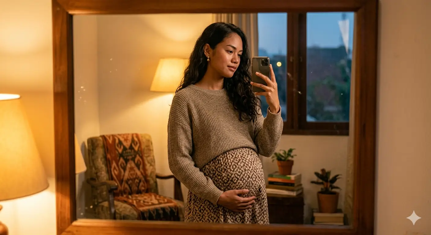 Alyssa Soebandono hamil 36 minggu baby bump